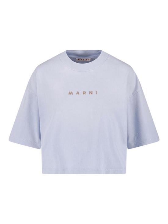 26SS 마르니 반팔 티셔츠 THJE0333GPUSCZ20LOB21 Grey