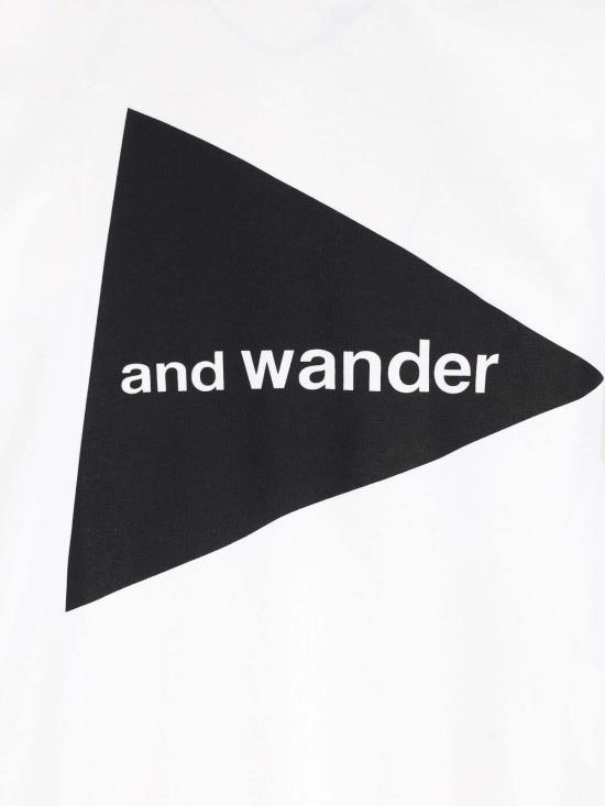 26SS 앤드원더 반팔 티셔츠 5746984076030 White - AND WANDER