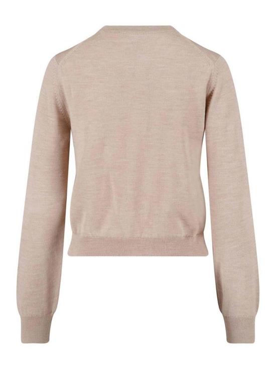 26SS 메종키츠네 베이비 폭스 메리노 레귤러 가디건 PW00502KT11810429 Beige - MAISON KITSUNE