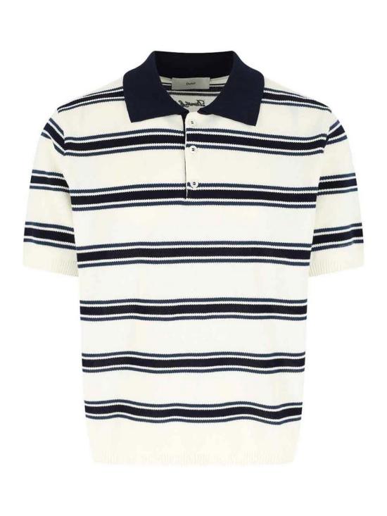 26SS 던스트 폴로 티셔츠 UDSW6B122CRCREAMNAVY White