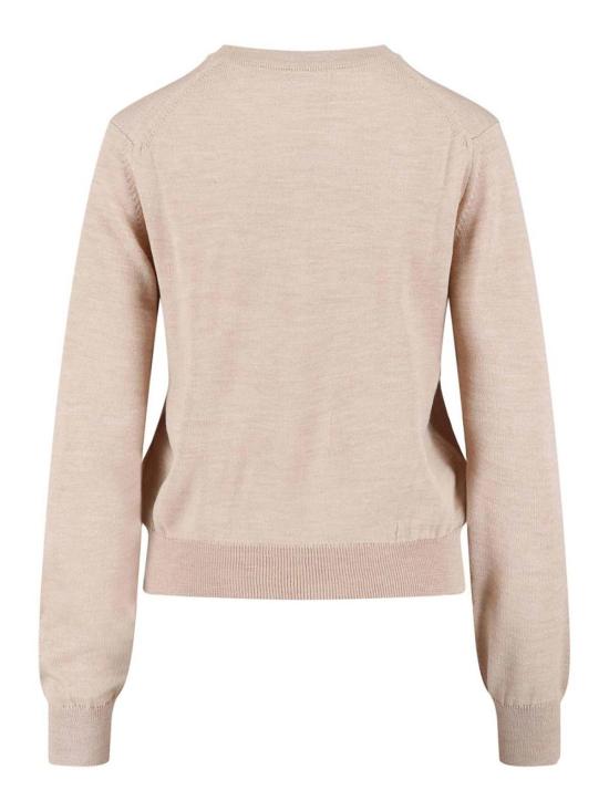 26SS 메종키츠네 베이비 폭스 메리노 레귤러 점퍼 PW00801KT11810429 Beige - MAISON KITSUNE