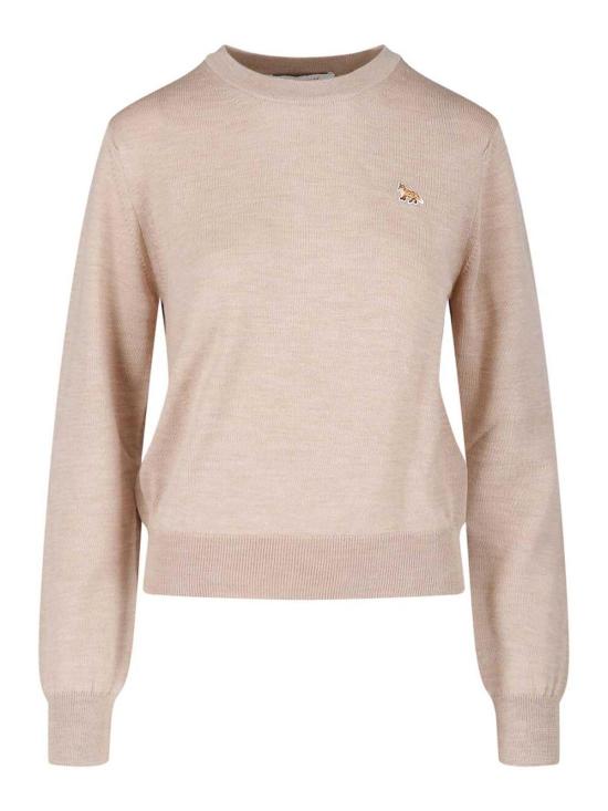 26SS 메종키츠네 베이비 폭스 메리노 레귤러 점퍼 PW00801KT11810429 Beige