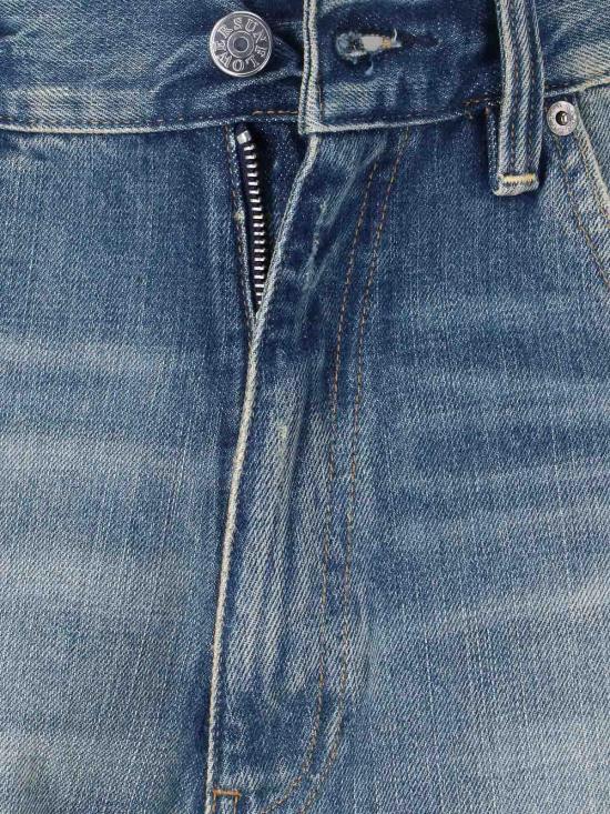 26SS 선플라워 데님 숏팬츠 51581WELLWORNBLUE Blue - SUNFLOWER