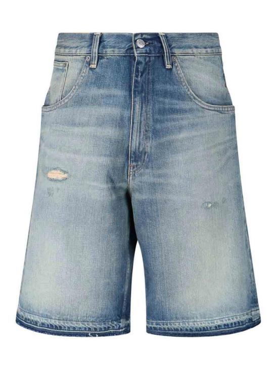 26SS 선플라워 데님 숏팬츠 51581WELLWORNBLUE Blue