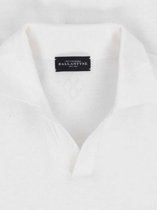 26SS 발렌타인 폴로 티셔츠 B2W24618C2310144 White - BALLANTYNE