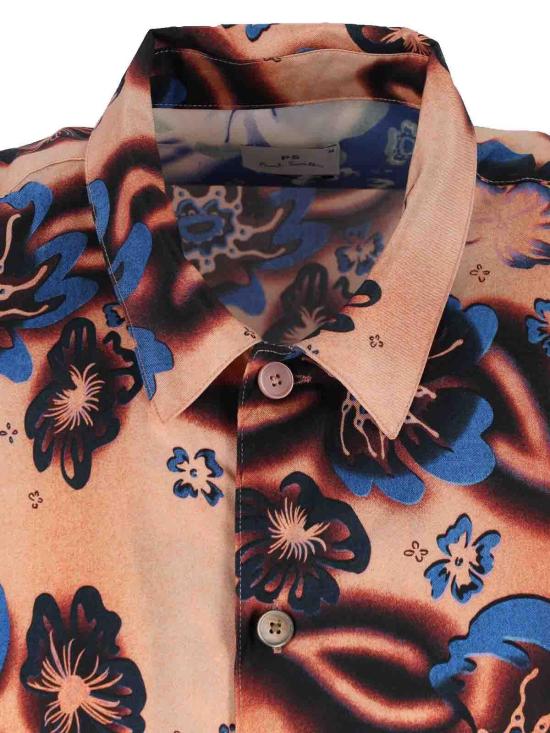 26SS 폴 스미스 반팔 셔츠 695UV2265216 Orange - PAUL SMITH