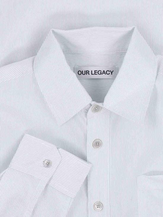 26SS 아워레가시 긴팔 셔츠 M2262VMLMIDNIGHTLINESTRIPEMODALUX White - OUR LEGACY