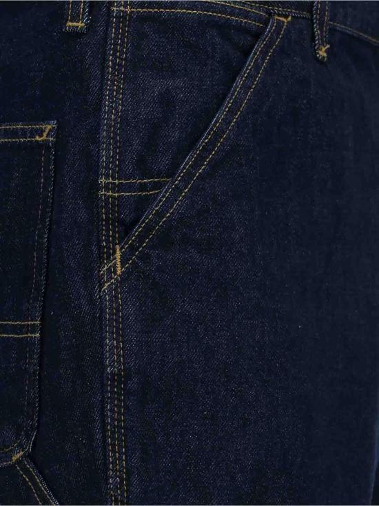 26SS 칼하트 스미스 데님 싱글 니 쇼츠 I0320260102 Blue - CARHARTT