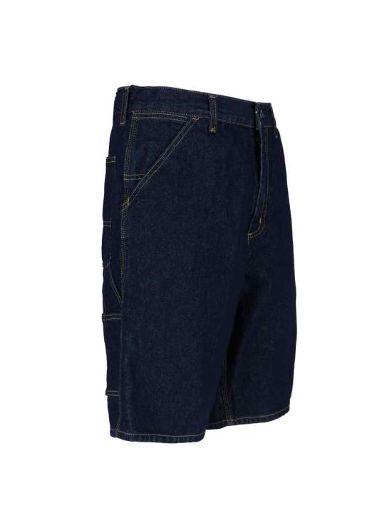 26SS 칼하트 스미스 데님 싱글 니 쇼츠 I0320260102 Blue - CARHARTT