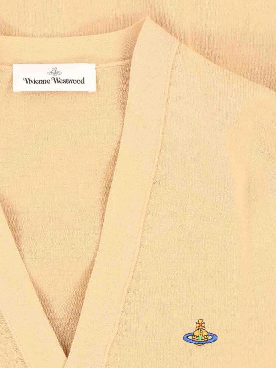 26SS 비비안웨스트우드 가디건 27010014Y003FC404 Beige - VIVIENNE WESTWOOD