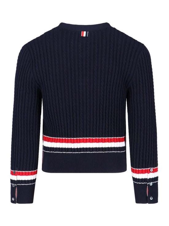 26SS 톰브라운 가디건 MKC640AY3014415 Blue - THOM BROWNE