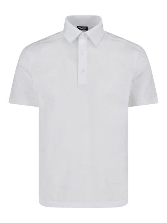26SS 에르메네질도제냐 폴로 티셔츠 RUH348A3H794N00 White