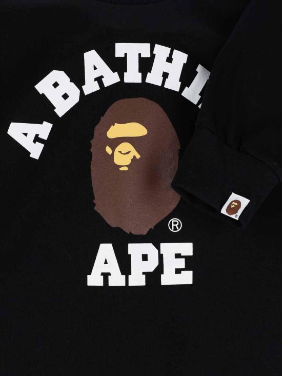 26SS 베이프 긴팔 티셔츠 001LTM301011MBLACK Black - BAPE