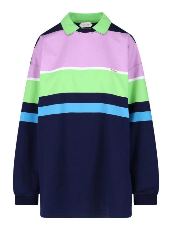 26SS 베르사체 폴로 티셔츠 10250881A178906PD40 Multicolour