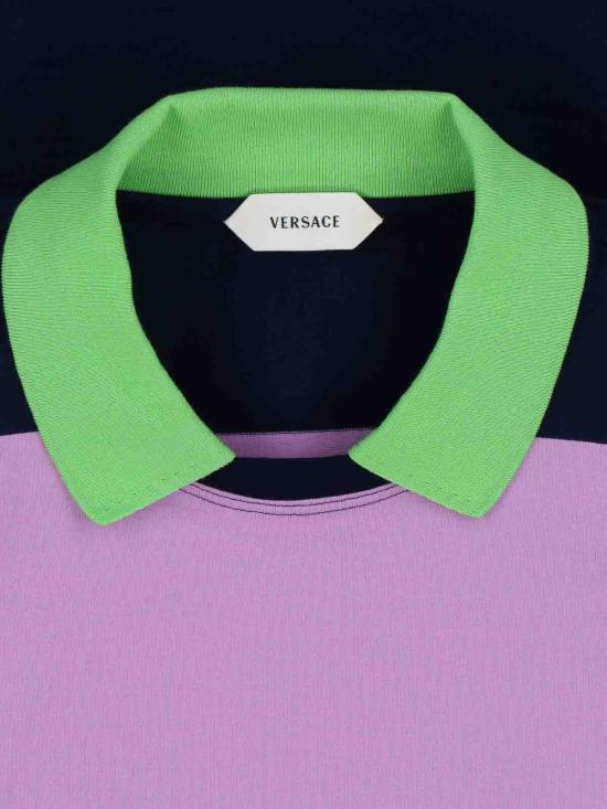 26SS 베르사체 폴로 티셔츠 10250881A178906PD40 Multicolour - VERSACE