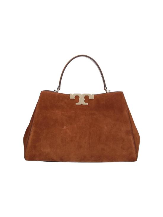 26SS 토리버치 엘리너 스웨이드 토트백 174278202 Brown - TORY BURCH