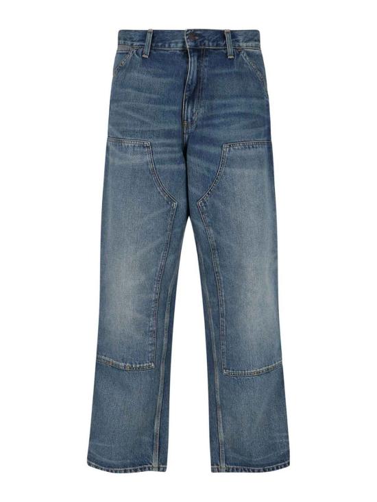 26SS 칼하트 스미스 데님 더블 니 팬츠 I032699014Q Blue