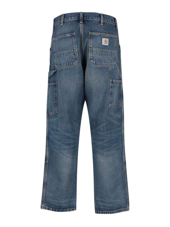26SS 칼하트 스미스 데님 더블 니 팬츠 I032699014Q Blue - CARHARTT