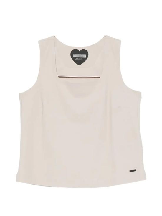 26SS 로베르토 리치 디자인 민소매 티셔츠 26713 85 WHITE SAND