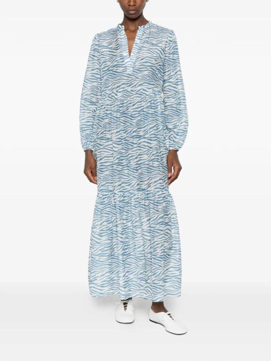 26SS 세인트바쓰 롱 원피스 SYV0001 00896L SILK VOILE ZEBRA COLOR 36 - MC2 SAINT BARTH