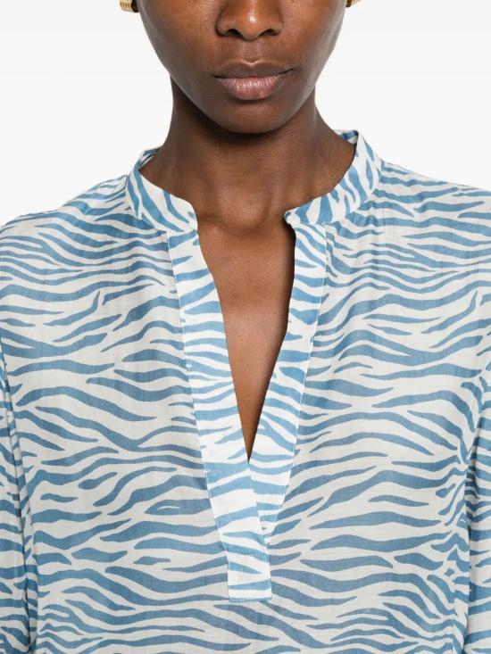 26SS 세인트바쓰 롱 원피스 SYV0001 00896L SILK VOILE ZEBRA COLOR 36 - MC2 SAINT BARTH