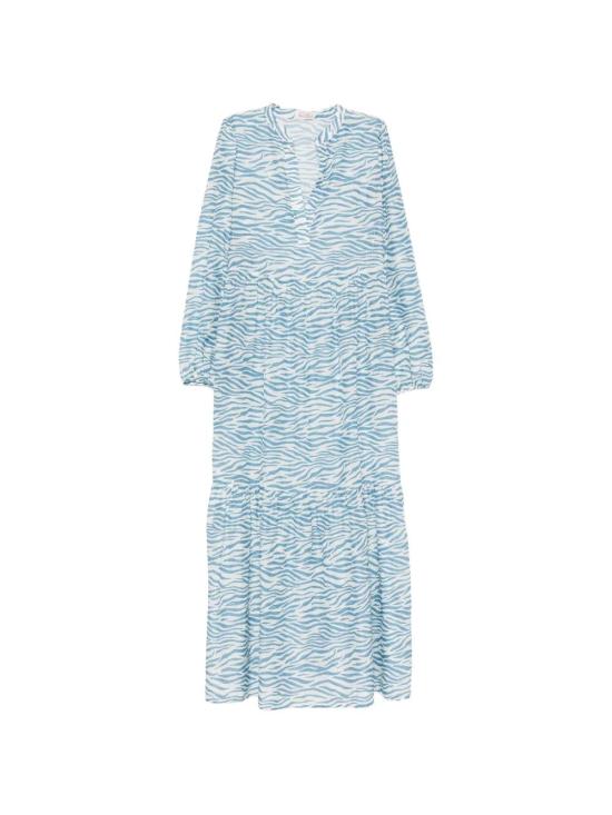 26SS 세인트바쓰 롱 원피스 SYV0001 00896L SILK VOILE ZEBRA COLOR 36