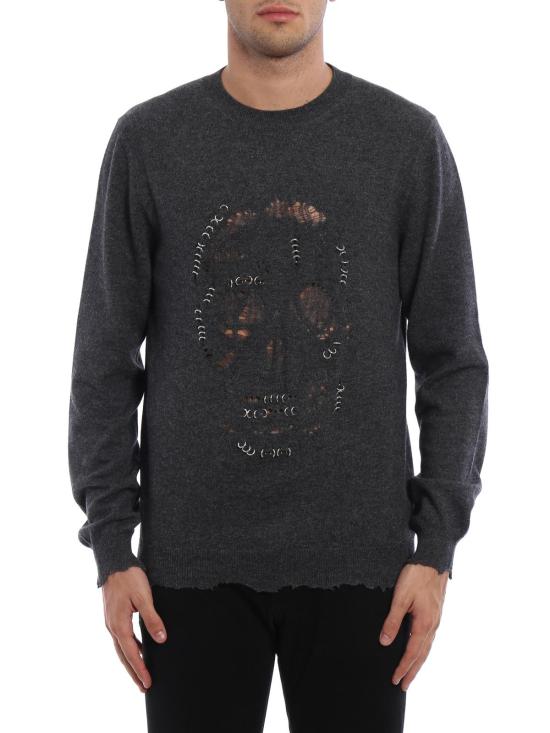  알렉산더 맥퀸 스웨터 477001Q1WER1134 Grey - ALEXANDER MCQUEEN