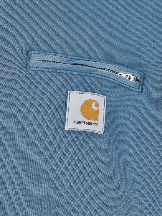 26SS 칼하트 하프 집 디트로이트 스웨트셔츠 I0363503IM06 Blue - CARHARTT