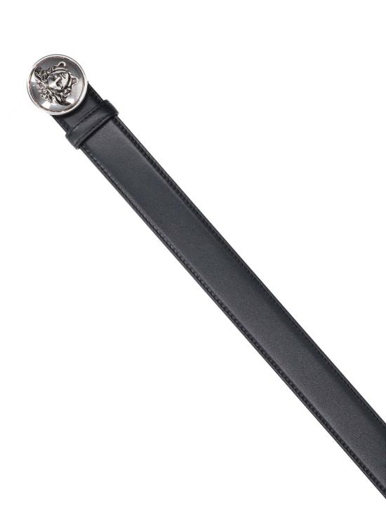 26SS 베르사체 레귤러 벨트 1025016DVTP11B00K Black - VERSACE