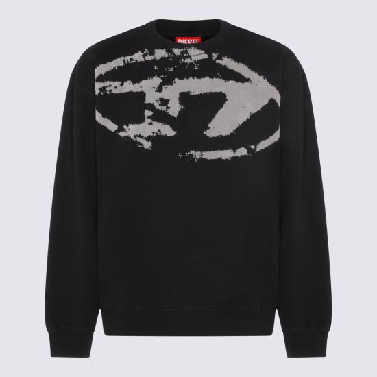 26FW 디젤 S 박스트 N5 스웨트셔츠 A13051 0DMBU9XX BLACK - DIESEL