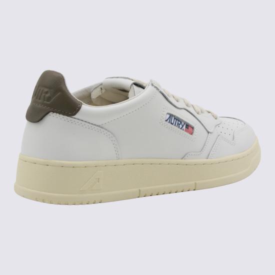 26FW 오트리 메달리스트 로우 스니커즈 AULM LL28 WHITE CHOCO - AUTRY