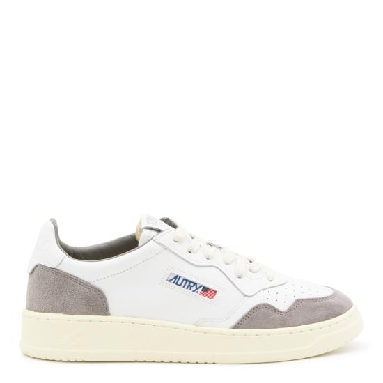 26FW 오트리 메달리스트 로우 스니커즈 AULM FT15 WHITE CEMENT