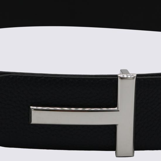 26FW 톰포드 그레인 레더 T 아이콘 벨트 40mm TB178 LCL236SUNA - TOMFORD