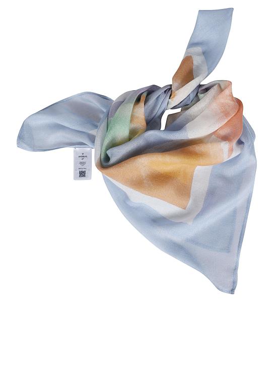 26SS 안드레아스 머플러/스카프 8845 CRAYON Multicolor Multicolor azzurro