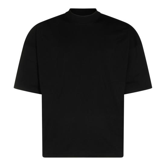 26FW 질샌더 반팔 티셔츠 J22GC0266 J45084001 BLACK