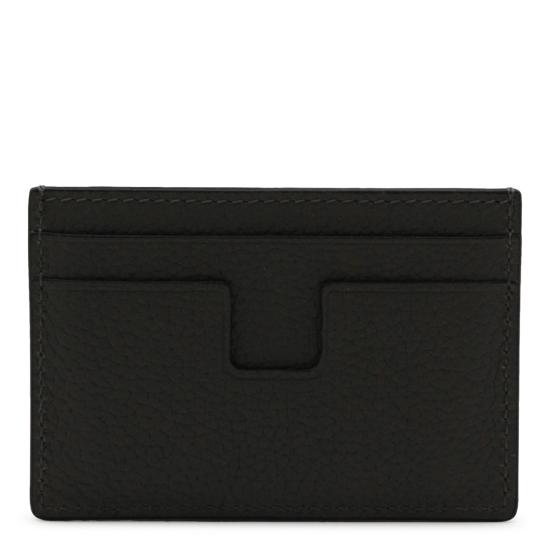 26FW 톰포드 그레인 레더 카드 홀더 Y0232 LCL158STBG GREY - TOMFORD