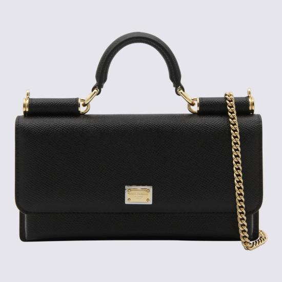 26FW 돌체앤가바나 Dauphine-print calfskin 미니백 BI3280 A100180999 NERO - DOLCE & GABBANA