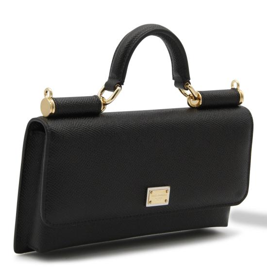 26FW 돌체앤가바나 Dauphine-print calfskin 미니백 BI3280 A100180999 NERO - DOLCE & GABBANA