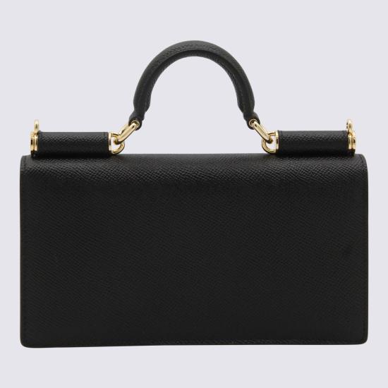 26FW 돌체앤가바나 Dauphine-print calfskin 미니백 BI3280 A100180999 NERO - DOLCE & GABBANA