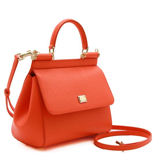 26FW 돌체앤가바나 미디움 시실리 핸드백 BB6003 B100181166 ARANCIO - DOLCE & GABBANA