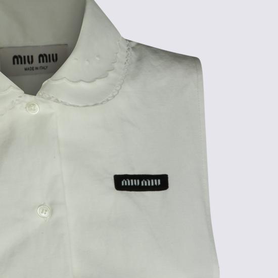 26FW 미우미우 셔츠 MK2041SOOO 163MF0009 BIANCO - MIU MIU