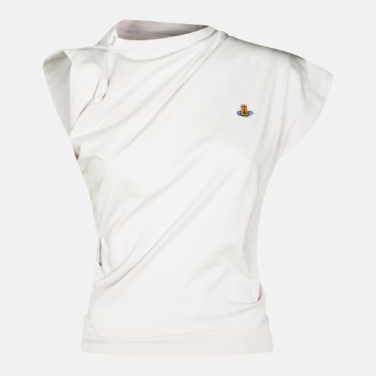 26FW 비비안웨스트우드 헤보 탑 1504000A J00BLA401 WHITE - VIVIENNE WESTWOOD