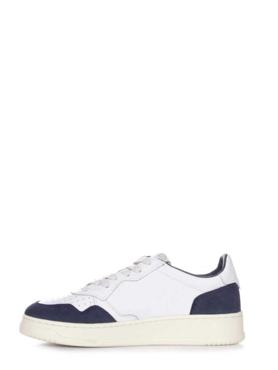 26FW 오트리 메달리스트 로우 스니커즈 AULMFT22 SOFLEA SUE WHT DENIM FT22 - AUTRY