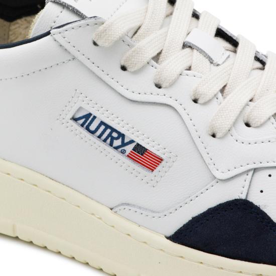 26FW 오트리 메달리스트 로우 스니커즈 AULM FT22 WHITE DENIM - AUTRY