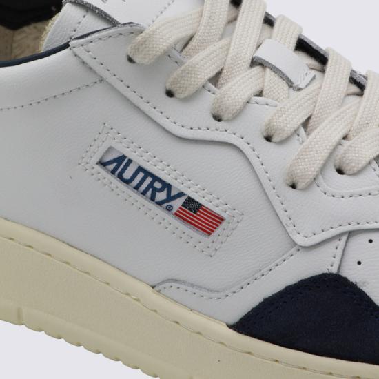 26FW 오트리 메달리스트 로우 스니커즈 AULM FT22 WHITE DENIM - AUTRY