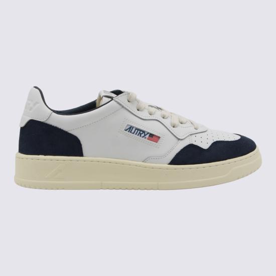 26FW 오트리 메달리스트 로우 스니커즈 AULM FT22 WHITE DENIM - AUTRY
