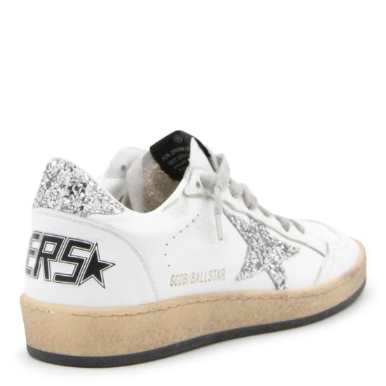 26FW 골든구스 글리터 스타 볼스타 스니커즈 GWF00117 F00377311325 WHITE SILVER - GOLDEN GOOSE