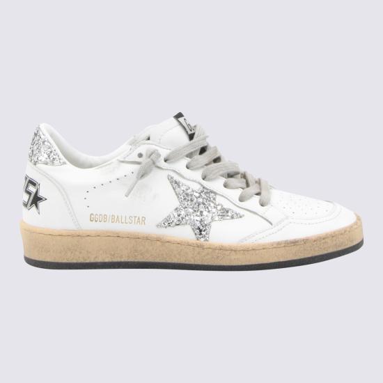 26FW 골든구스 글리터 스타 볼스타 스니커즈 GWF00117 F00377311325 WHITE SILVER - GOLDEN GOOSE
