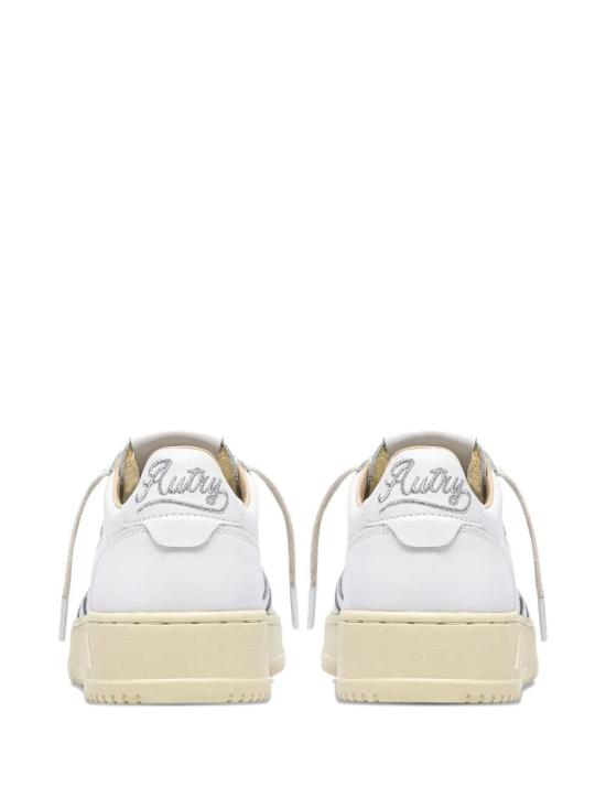 26SS 오트리 메달리스트 로우 레더 스니커즈 AULW HP02 WHITE SILVER - AUTRY
