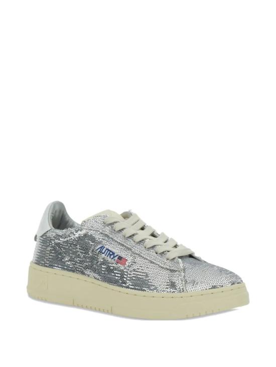 25FW 오트리 달라스 로우 고트스킨 스니커즈 ADLW TI05 SILVER - AUTRY